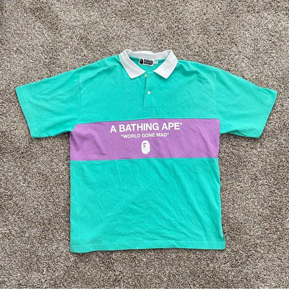 Bathing Ape Men’s Polo Size L